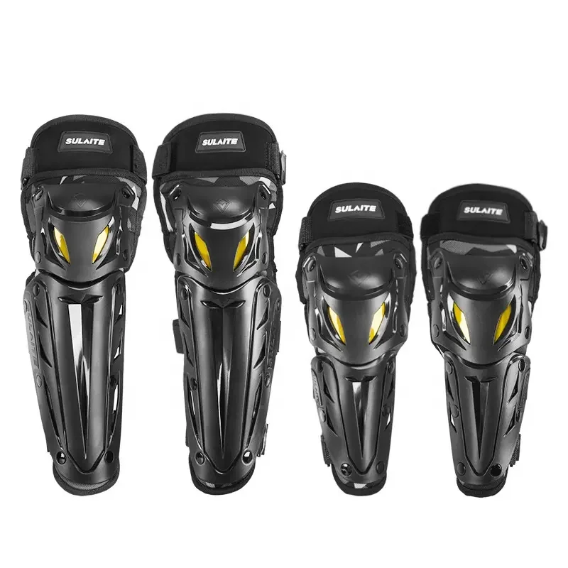 High quality adjustable anti collision Motocross Dirt Bike Racing Knee Pad Shin Pad Guard