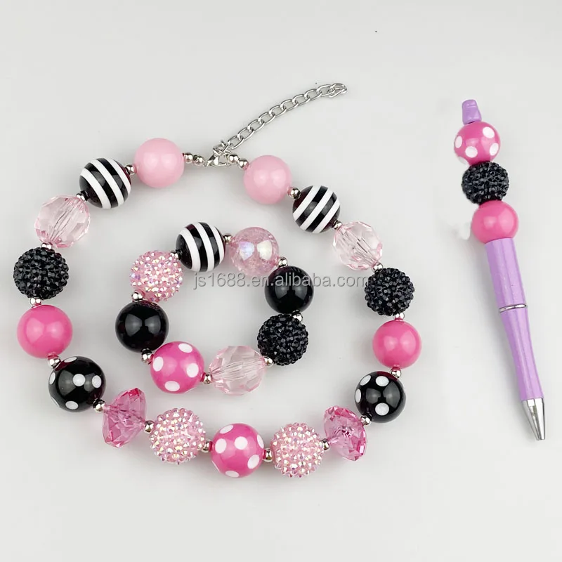 50pc/bag 20mm raninbow color round acrylic beads for jewelry making Mixed style chunky beads diy necklace bubblegum beads