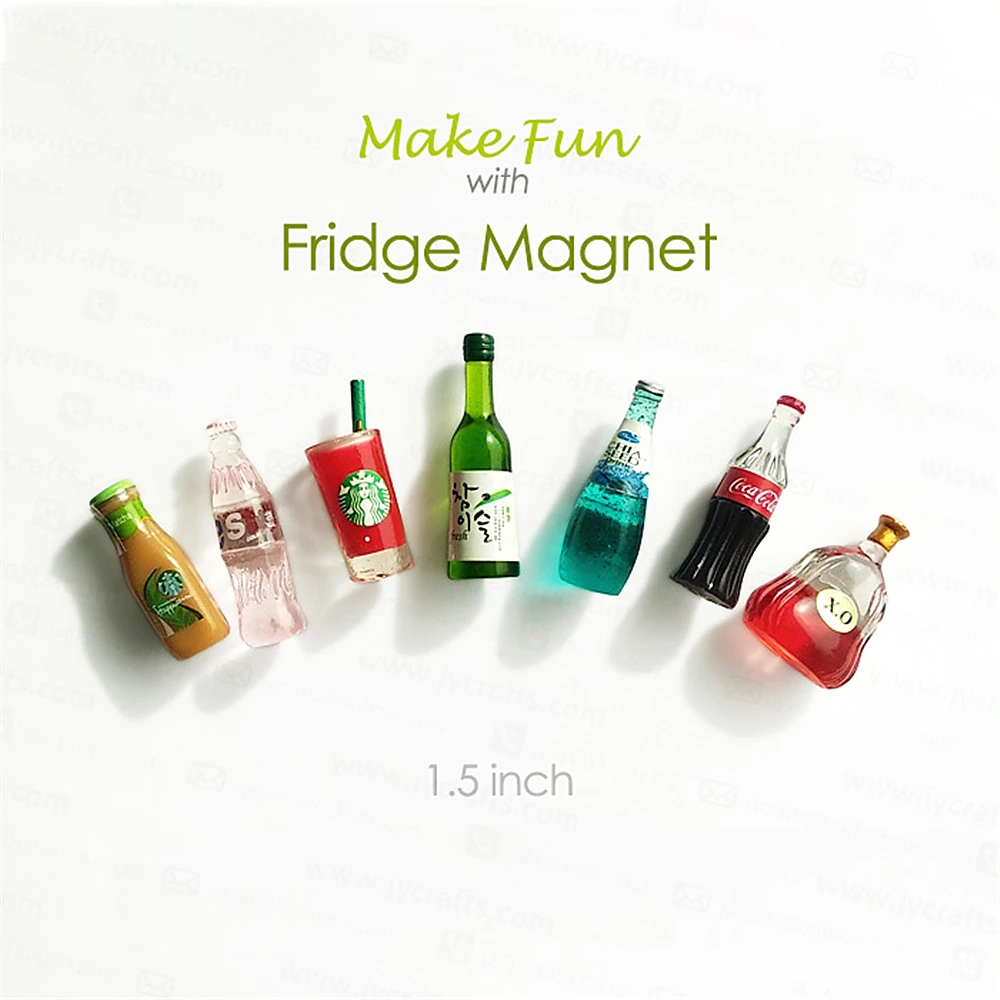 blind bag fillers cheap gift miniature food fake drink funny fridge magnets for business promotional gift ideas