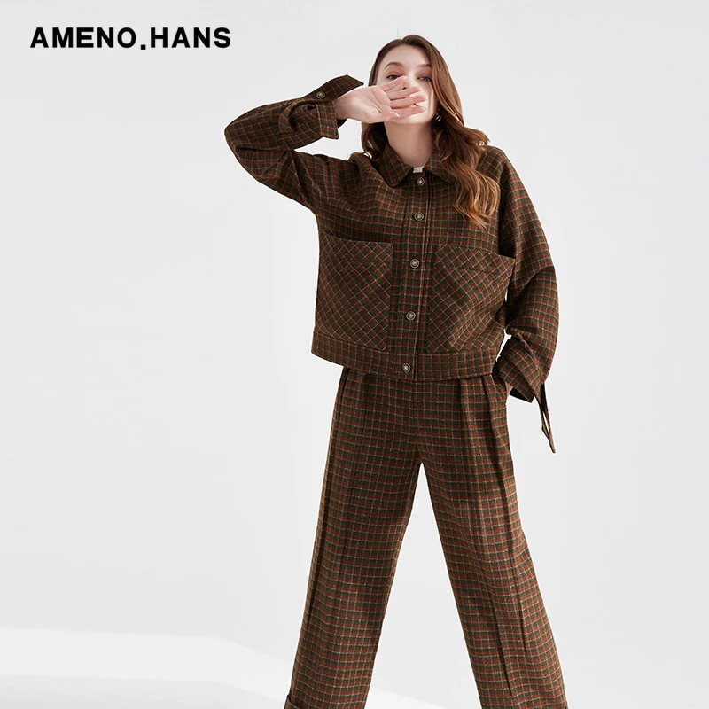 High Quality Spring Set Women Outfit Jacket And Trouser Suits Sets Girl Set Clothes For Woman