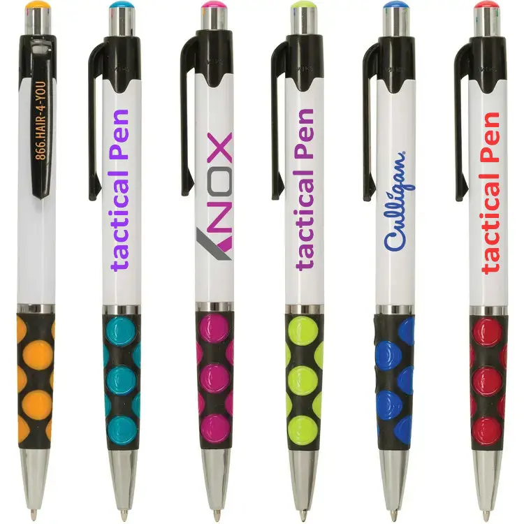 New Model Promotional Personalized logo Imprint Tactical Ball Point Pens Wholesales With Custom Logo-customized Ink Ball Pen