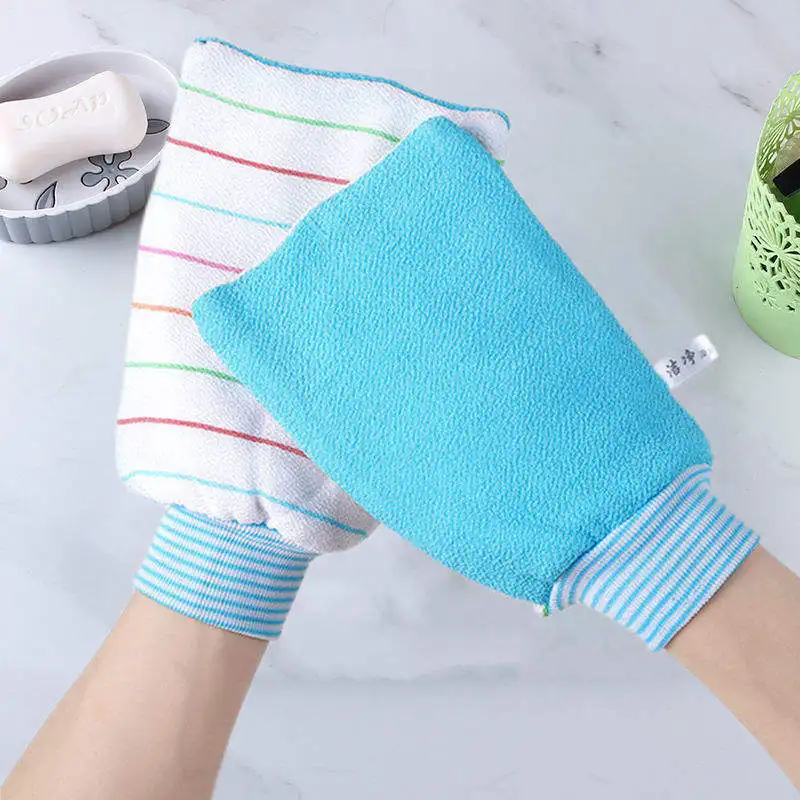 private label exfoliating glove charcoal exfoliation gloves deep exfoliating gloves