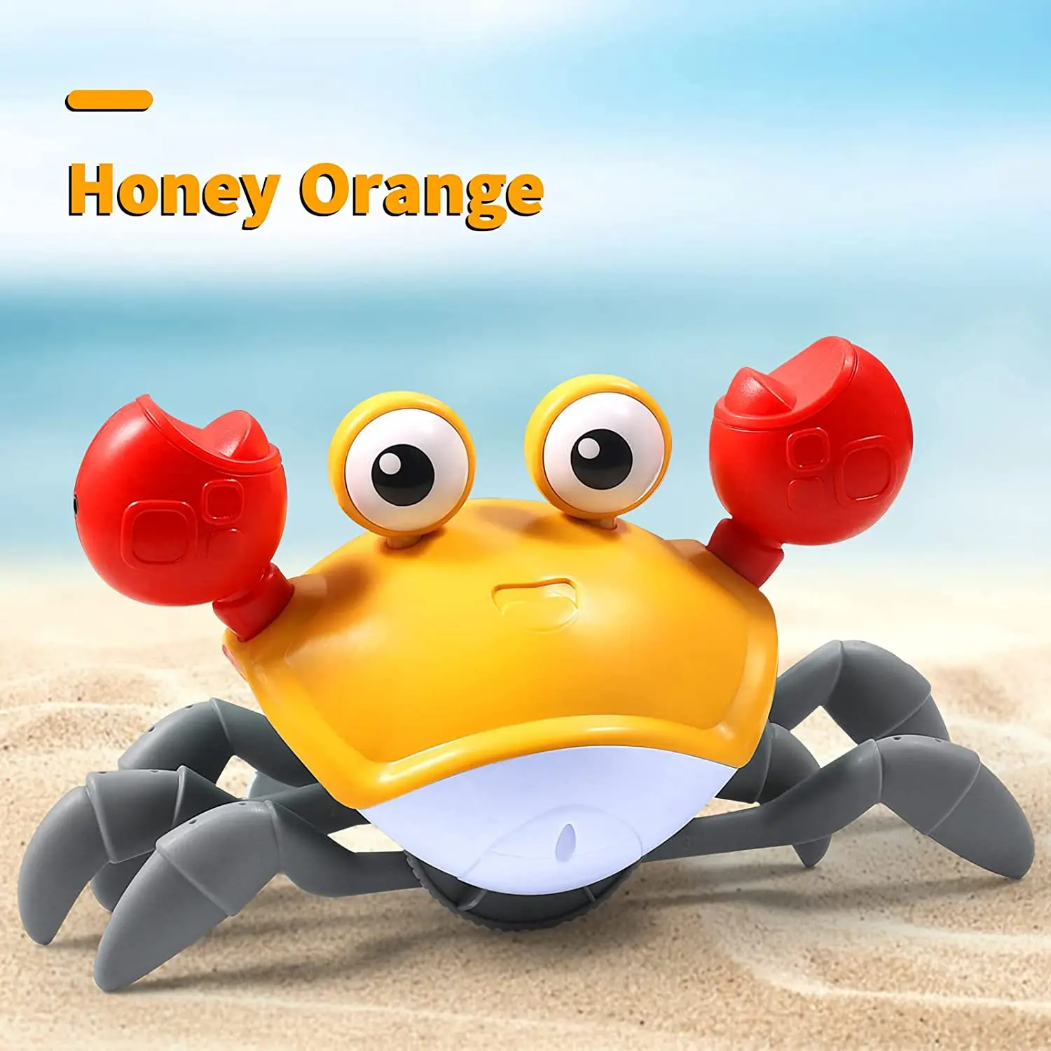 Best Seller Summer Swimming Pool Bath Toys Bathtub Shower Toys For Kids Bath Toy With Light Cartoon Walking Crab