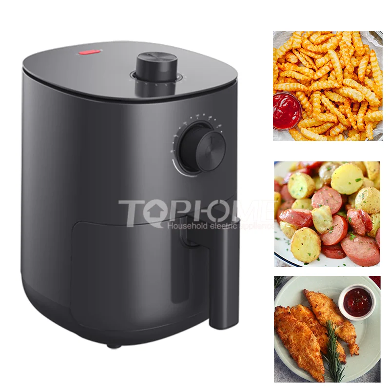 2.7L Электрический не липкая сковорода выпечная прокладка салфетка поверхности мини аэрофритюрница для приготовления блюд без ручного управления небольшой аэрофритюрница для приготовления блюд с таймером и интересные завязки регулятор температуры