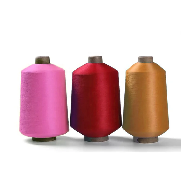 100% Socks Knitting Polyester High Stretch Yarn Auto Linking Socks Machine Use Yarn