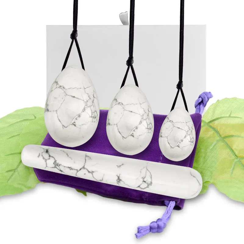 Рекламные Кристальные палочки Howlite из натурального камня лечебный Кристальный фаллоимитатор массажная палочка