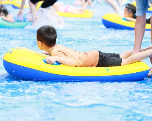 Factory Price Customized Inflatable Surfboard with 2 Handles Swimming Pool floats for Kids inflatable bodyboard