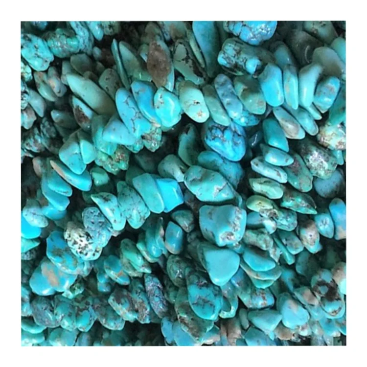 Turquoise chip beads Full strand Turquoise Beads for jewelry sets making