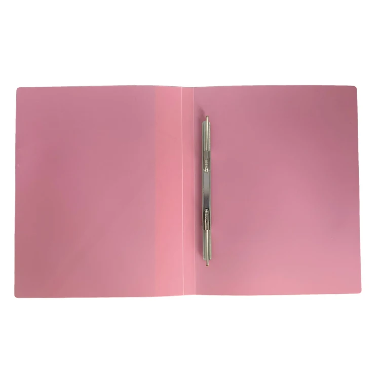 Custom PP Binder metal clip powerful folder office supplies file folder Plastic folder