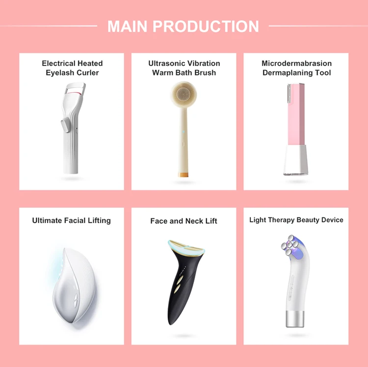 beauty products eyelashes pink plastic heated electric eyelash curler heat 