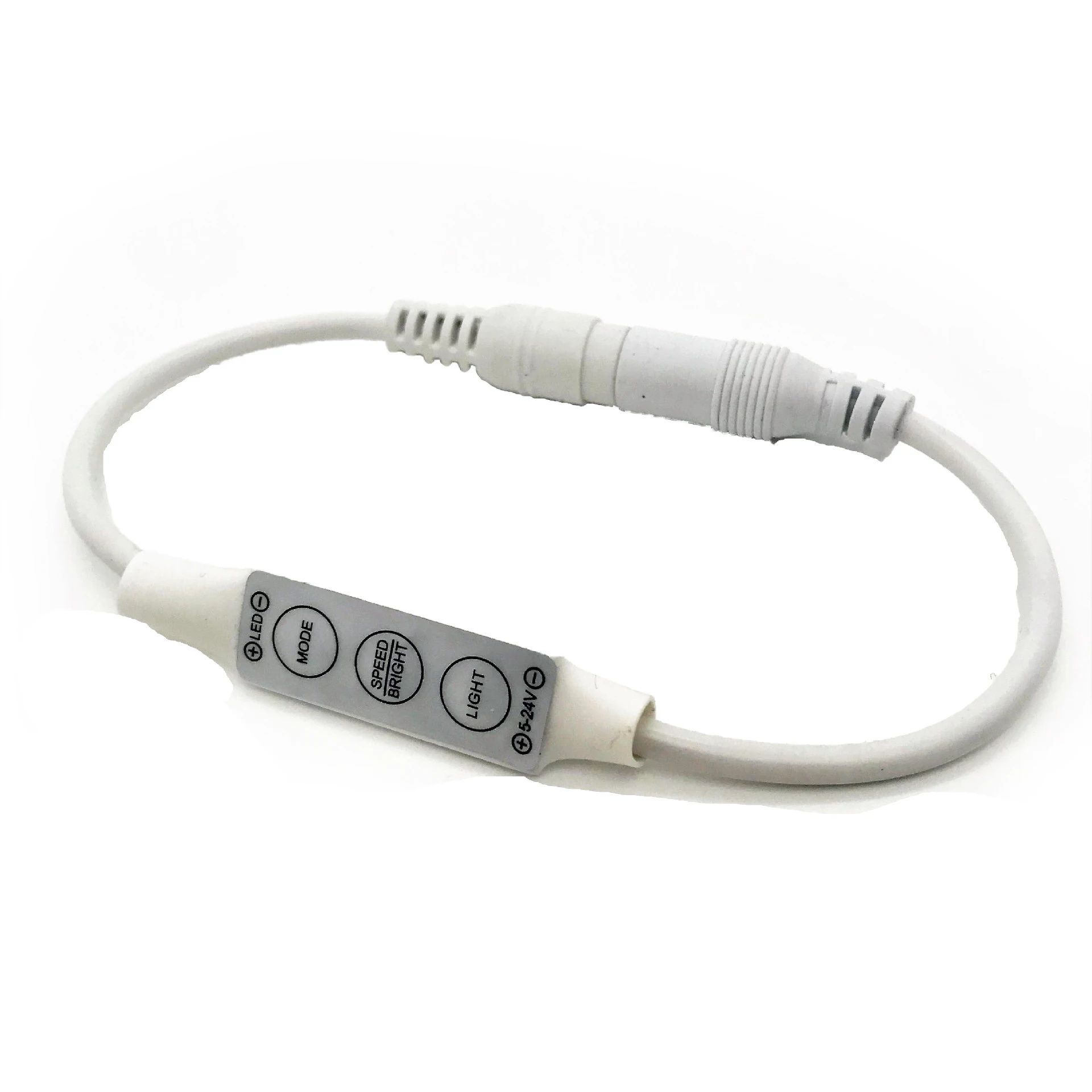 Wholesale 5V 12V 24V 6A  Single Color LED Controller Mini DC5-24V Mini 3 keys Dimmer for led strip Lights