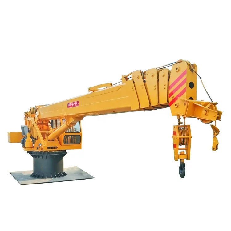 Сделано в китае, 6 тонн, 8 тонн, маленький морской кран, телескопический журавль для лодки