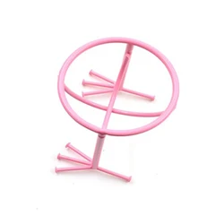 Модный красивый металлический держатель для губки блендера в форме круга