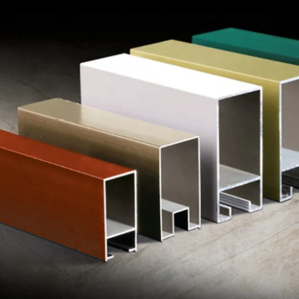 Decorative False Aluminum U Shape Baffle Ceiling for Wall, Garage, Corridor, Hall, Shop, Showroom, Airport