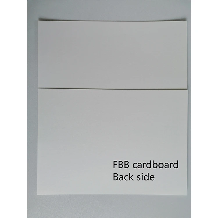 Картонная доска из слоновой кости индивидуального размера FBB для упаковки с 1 боковым листом рулонная бумага водостойкая
