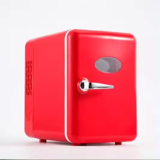 Hot Sale Car Fridge Pp Shell Ce Portable 4l Mini Fridge Ac 220v Pointed Handle Mini Refrigerators