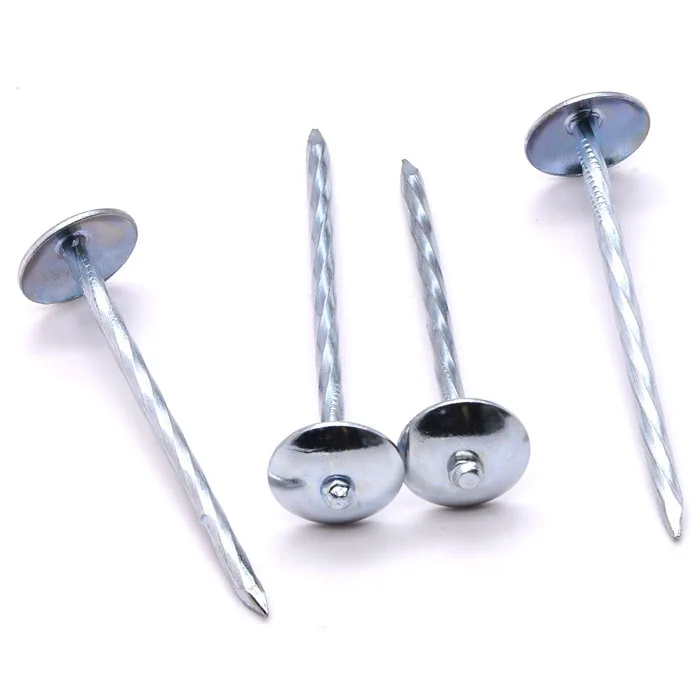 Manufacturers supply galvanized and polished corrugated nails  straight nail  umbrella head roofing nails