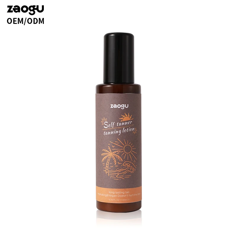Private Label Customized Natural Accelerate Sun Self-tanning Lotion Tan Dark Sunbed Sun Tan Lotion