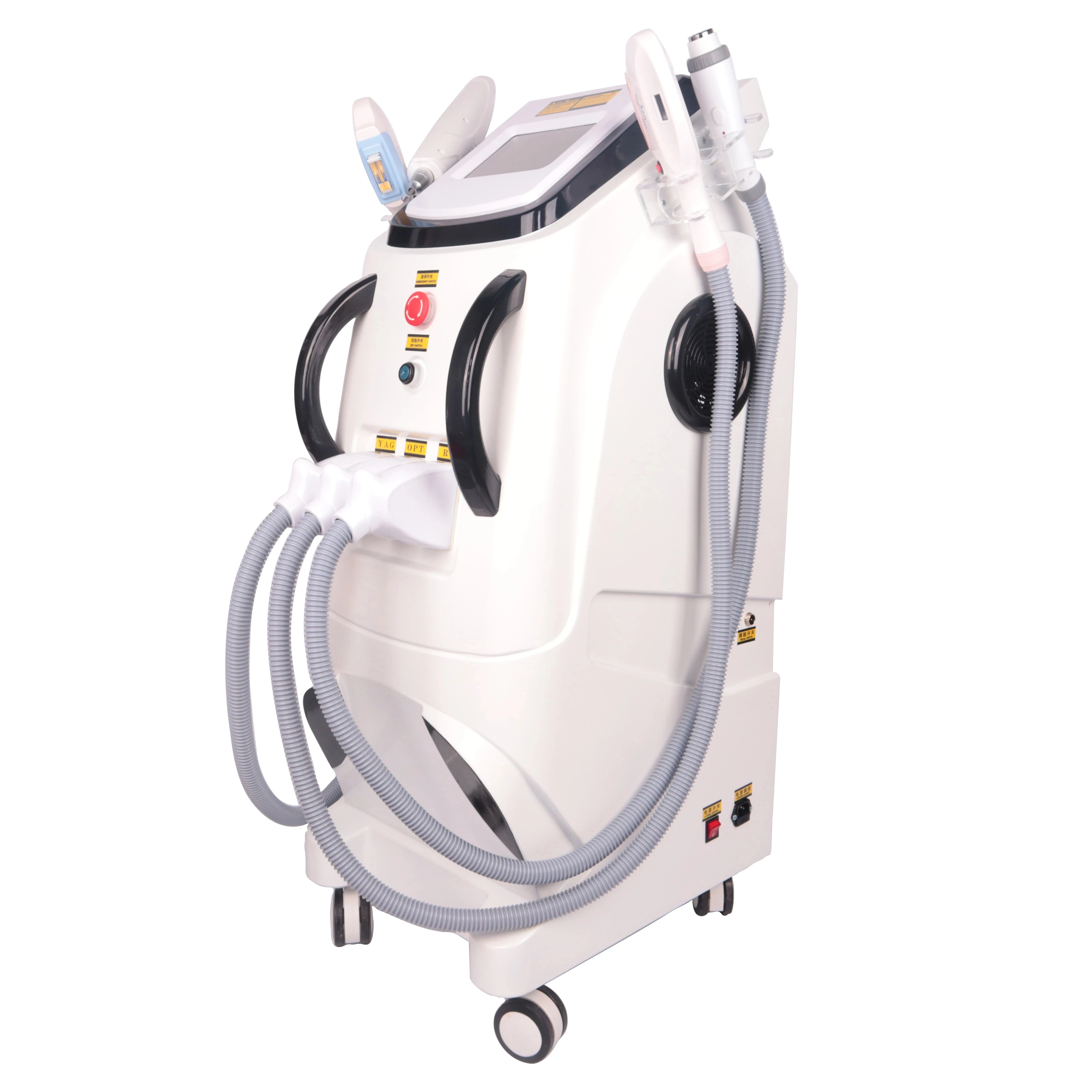 4 in1 IPL SHR/ND Yag Black carbon Whitening.  Skin rejuvenation, hair removal and Picosecond tattoo removal