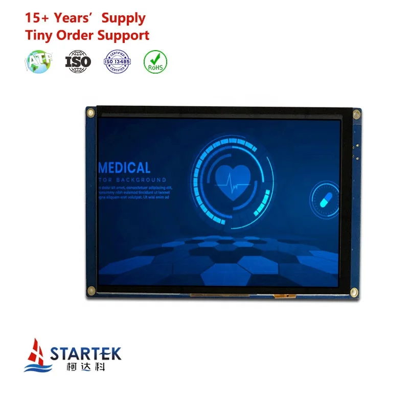 7.0' 7 inch 800*480 UART Serial Interface HMI TFT LCD Display Module with RS232 RS485 module