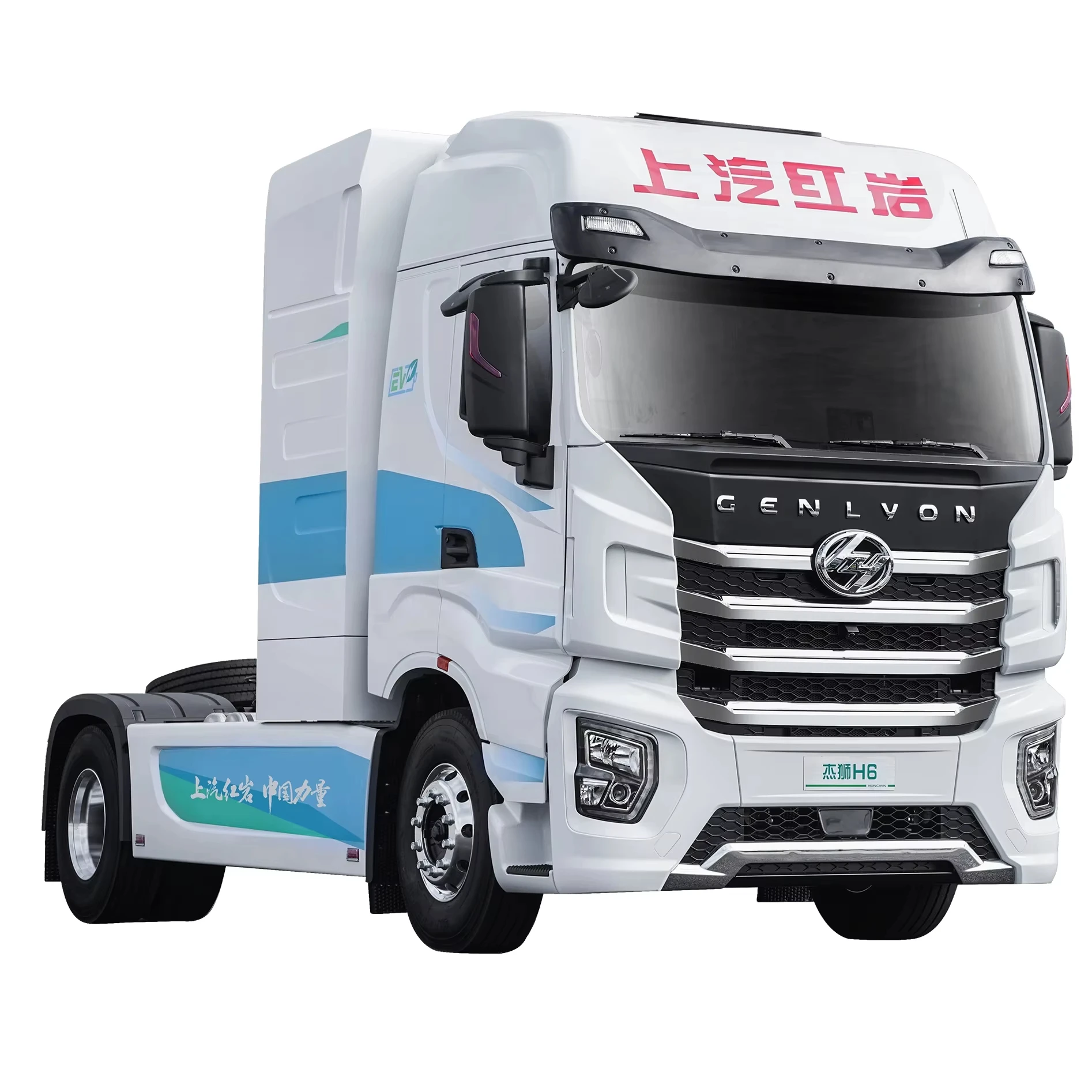 Hongyan Genlyon Factory-Recommended High Quality Electric Vehicle Tractor Trucks New Energy Delivery Lorry Truck