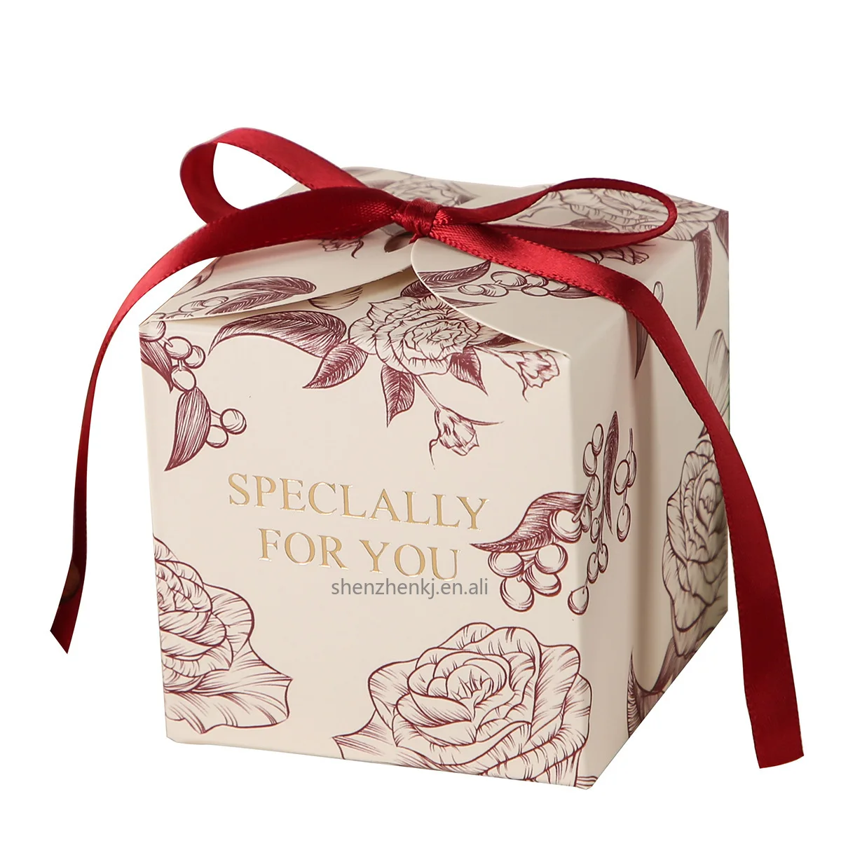 New Square Sweet Gift Boxes Wedding Favors Candy Box Gift Bag Christmas Birthday Party Decoration Gift Packaging Box for Guests