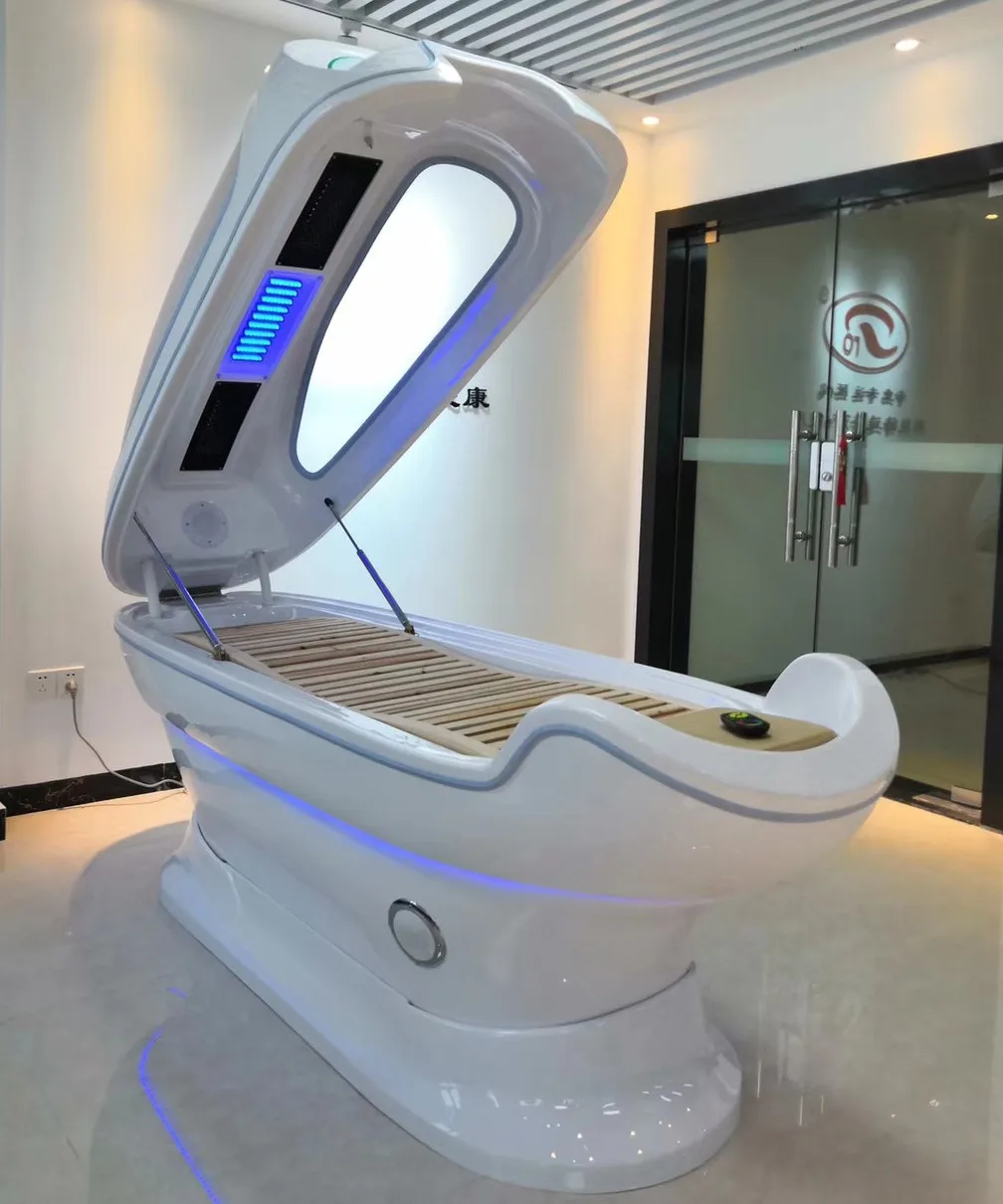 Promotional price!!!LED light therapy ozone steam sauna for sale LK-216E