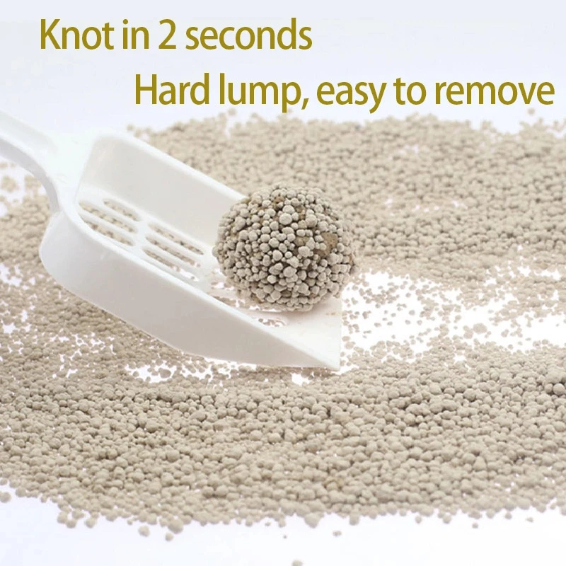 2024 hot selling cat litter factory OEM/ODM multi-scented dust-free fast agglomeration spherical bentonite cat litter