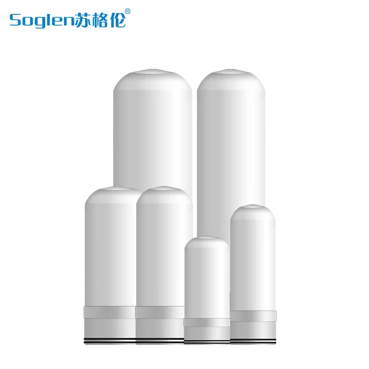 Natural Diatom Ceramic Replacement Filters 6 Layers of Filtration Filter Element Filtration up to 0.1um