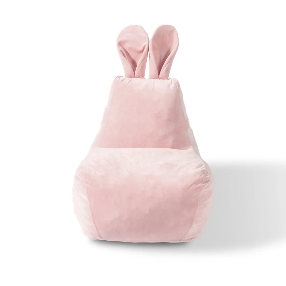 Rabbit sofa chair flannelette skin friendly bean bag home can be disassembled and washed high elastic seat