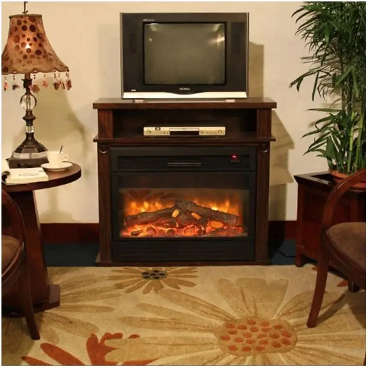 Wood Fireplace perapian Frame Led Set Table Wholesale Low Price Corten Steel Gas Concrete Table Fireplace