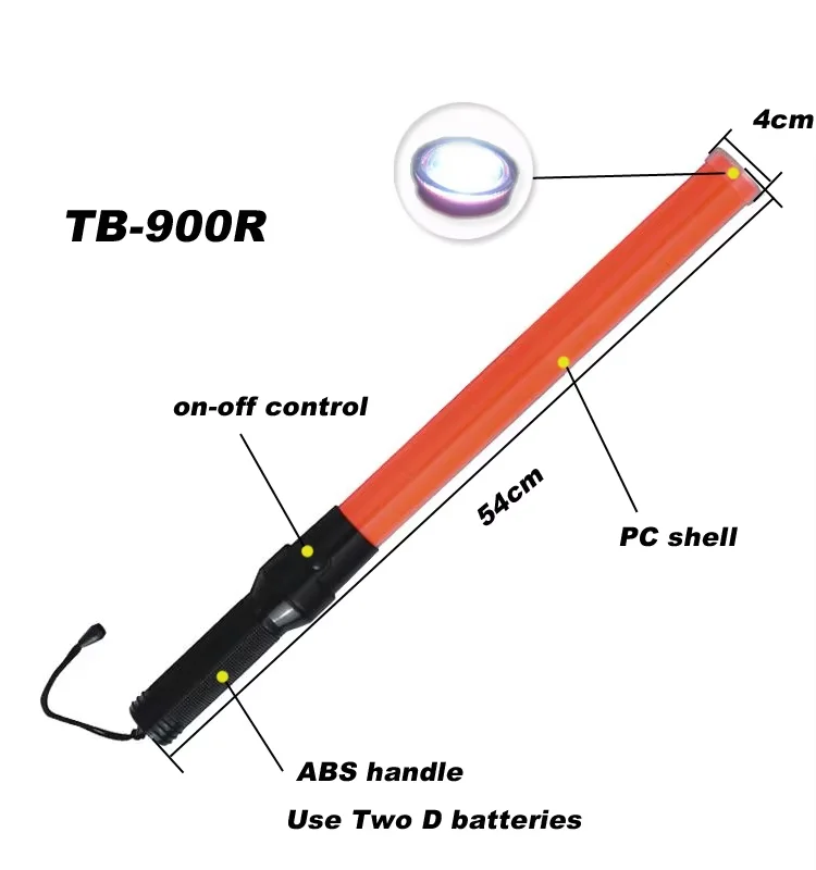 Ex-Factory Price Portable Traffic Warning Baton  Trade Assurance Traffic Baton Traffic Safety Safety Materials From Manufacturer