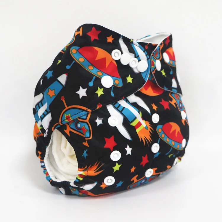 Wholesale Custom Baby Nappy Reusable Waterproof Prefold Cloth Diaper