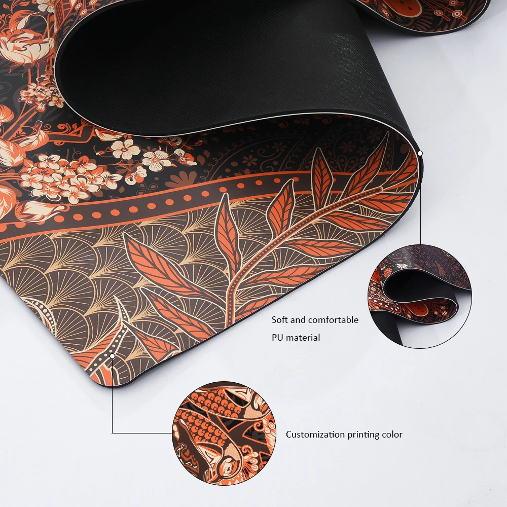 Дорожный Складной толстый нескользящий водонепроницаемый эффективный экологически чистый складной коврик для пилатеса тренажерного зала замшевый Коврик йоги натуральный каучук Bot