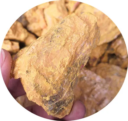 Wholesale Natural Yellow Quartz Realgar Specimen Sulfur Mineral Stone For FengShui Decoration
