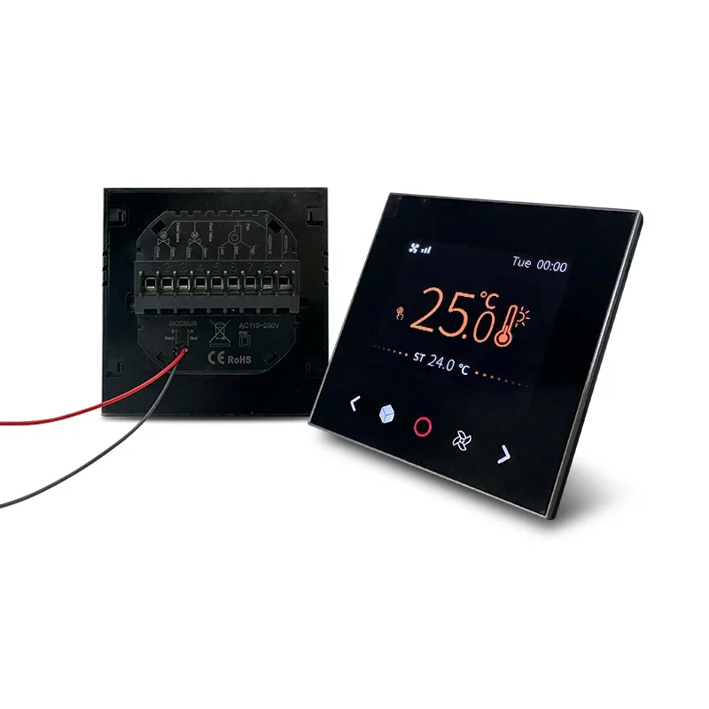 fan coil smart thermostat temperature controller modbus wifi room thermostat