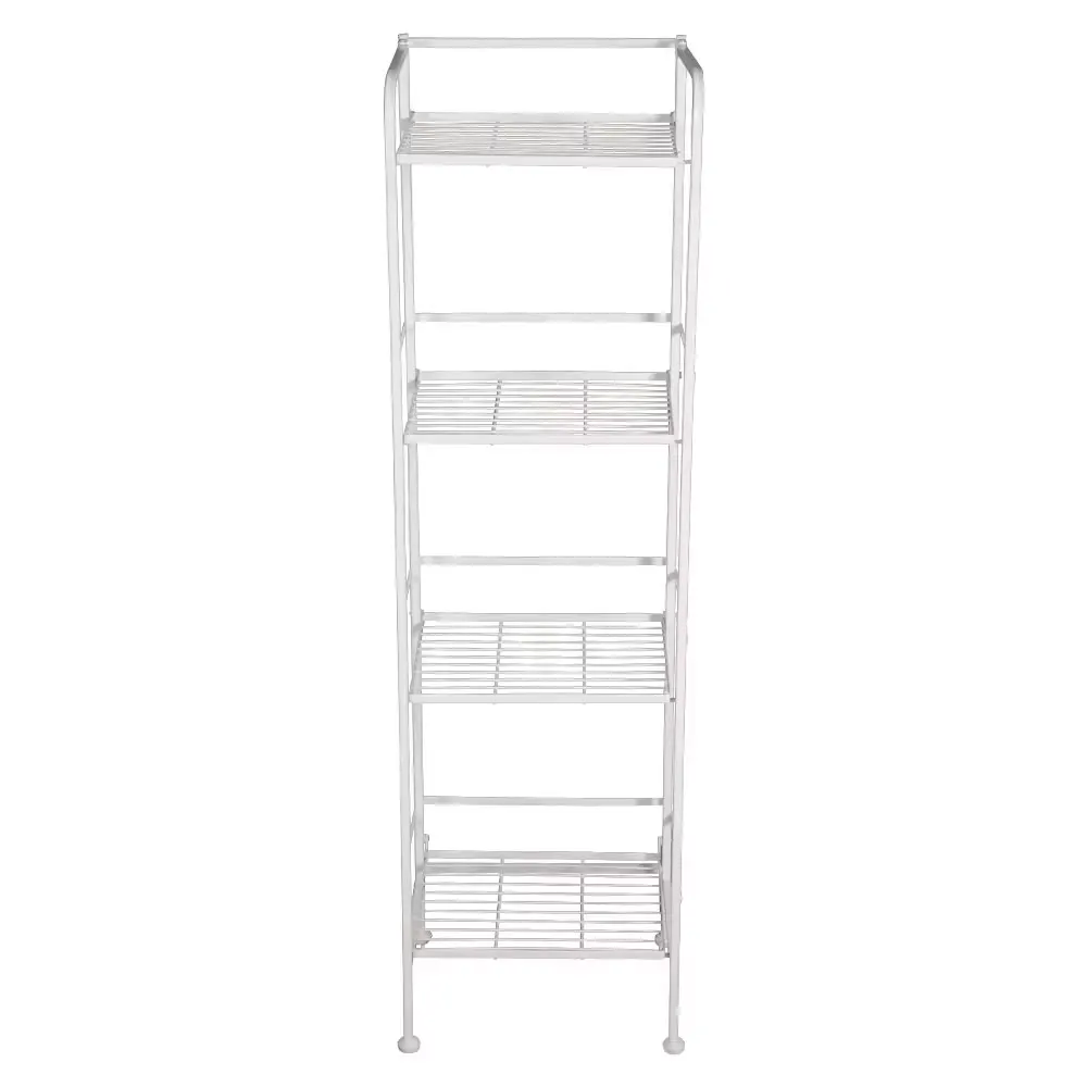 Multifunction Four Layers Floor Kitchen Organizer Home Storage Shelves Units Folding Storage Rack