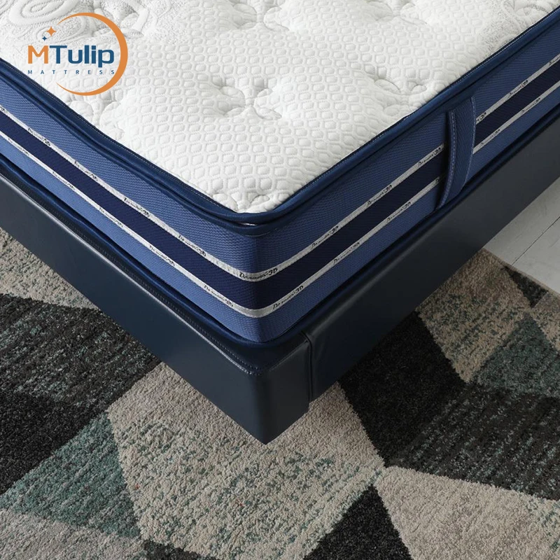 Hot cheap Memory foam massage mattress king size home furniture bedroom 7 zones pocket spring mattress natural latex mattress