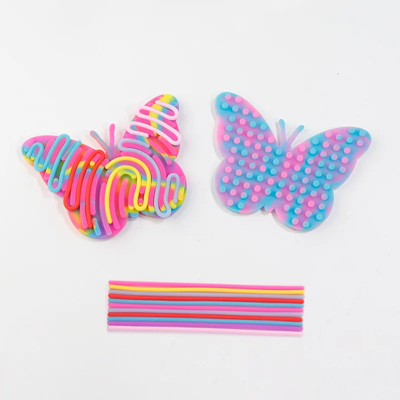 New Sensory Fidget Toys for Kids Silicone Sensory Activity Board for Stress Anxiety Autistic ADHD