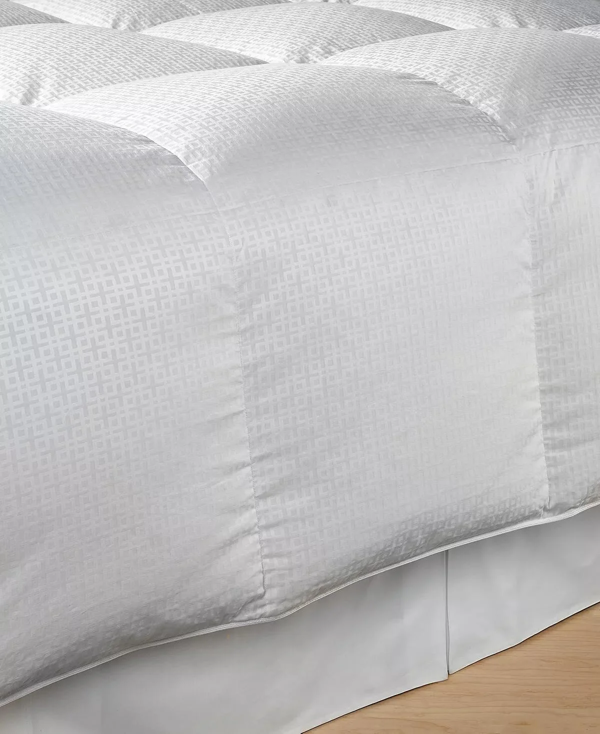 Factory Wholesale European White Goose Down Medium Density Standard Pillow Bedding Set Comforter Set