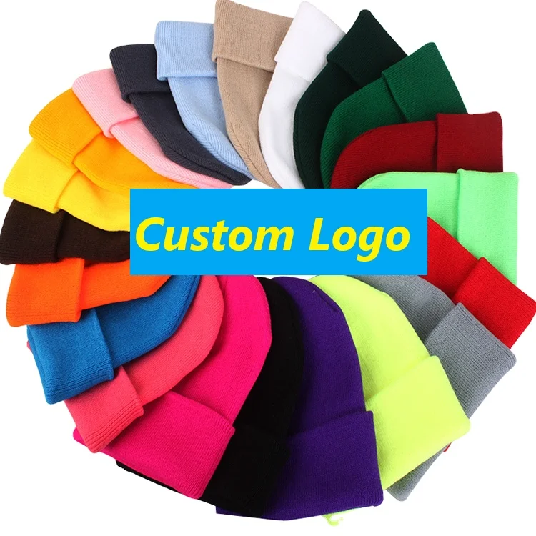 High Quality Ski Mask Acrylic Material 3 Hole Beanie Winter Warm Hat Knitted Facemask Multi-colored Men Kids Double Layer