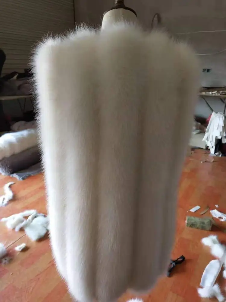 Каплеобразный жилет из искусственного лисьего меха, женский жилет из искусственного меха, заводская цена, Шэньчжэнь Лили Чэн