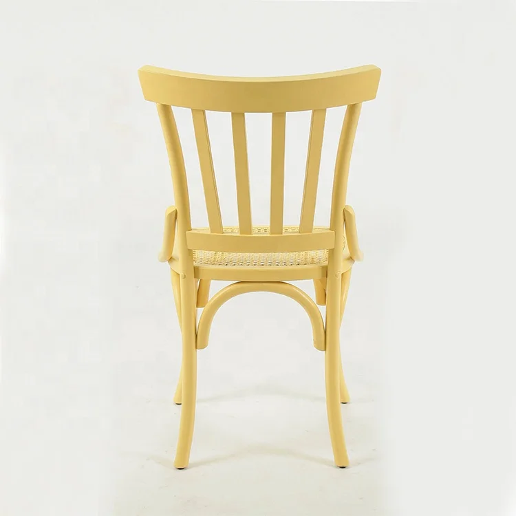 Antique design mediterranean furniture high back living room chair/ solid wood rattan restaurant chairs(FC152)