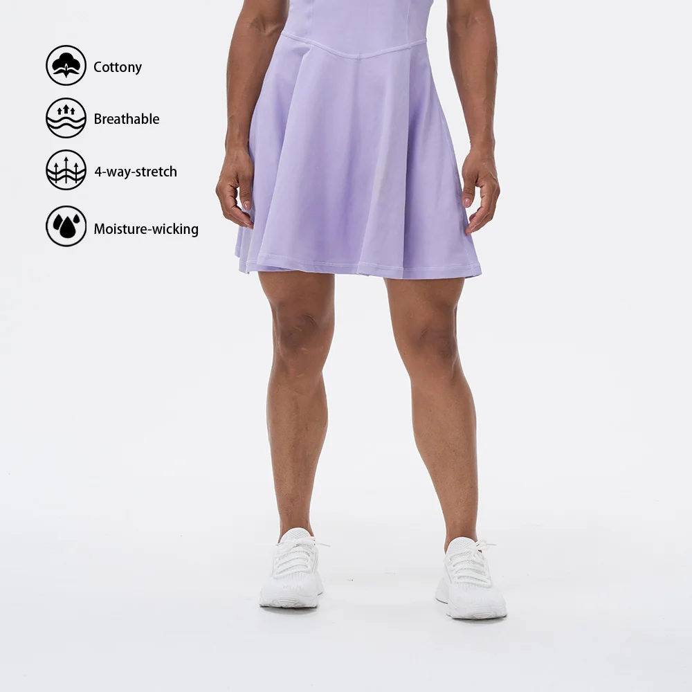 High Quality Women Dress Tennis Skirts Clothes Clothing Gym Fitness Sets Apparel Yoga Tennis Dress