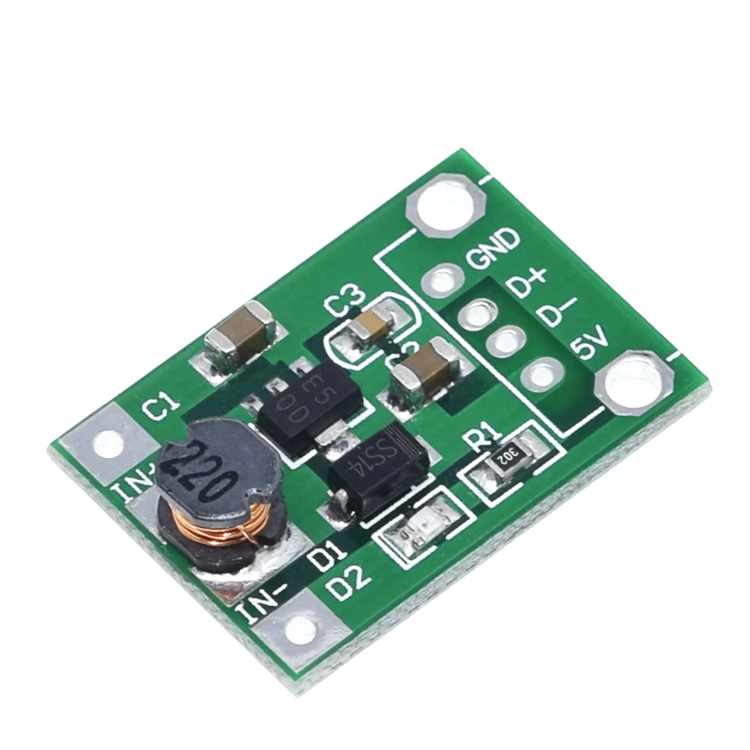 600 мА DC-DC Mini Step Up Модуль питания от 1-5V до 5V Step-up Boost Converter NEW