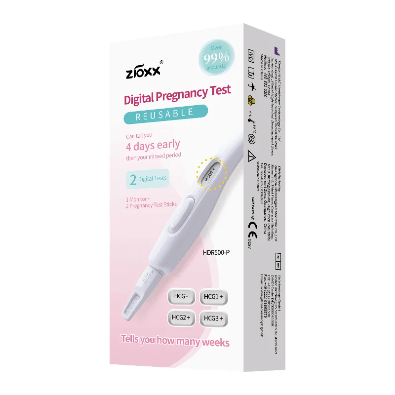 Digital Early Result Pregnancy Ovulation Test Strip Kit with Smart Weeks Indicator 2 HCG for Home Use