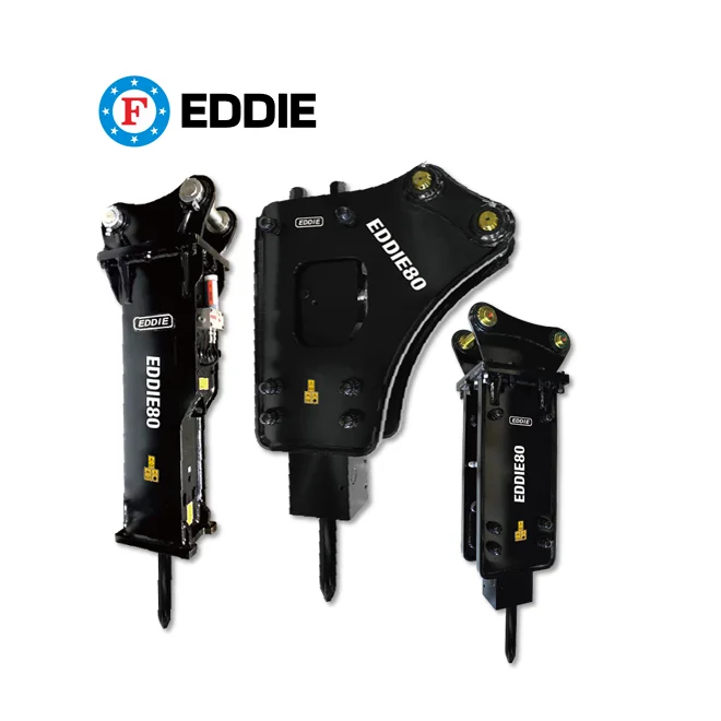 EDDIE75 EDT435 High Quality OEM Excavator Hydraulic Rock Breaker Factory Price for 6-9tons Good for Urban Road Construction