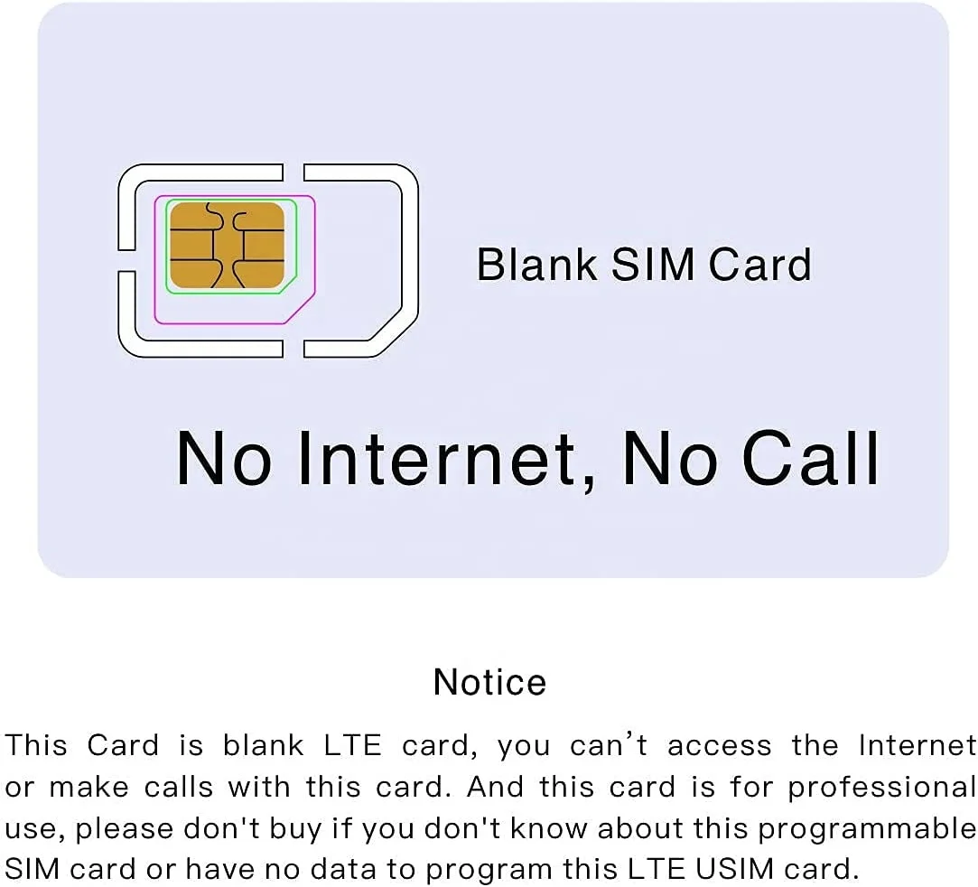 Gialer SIM Card Program Kit, Card Reader + 5PCS Usim Cards + 3 in 1 Adapter Kit + Newest Grsimwrite Software