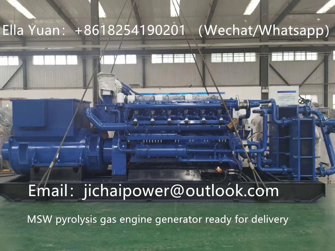  1mw 2mw 700kw Jinan генератор природного