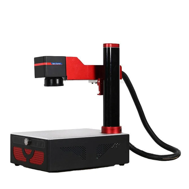 desktop 20w 30w fiber laser marking machine for vehicle chassis number car vin number pets tag id engraving